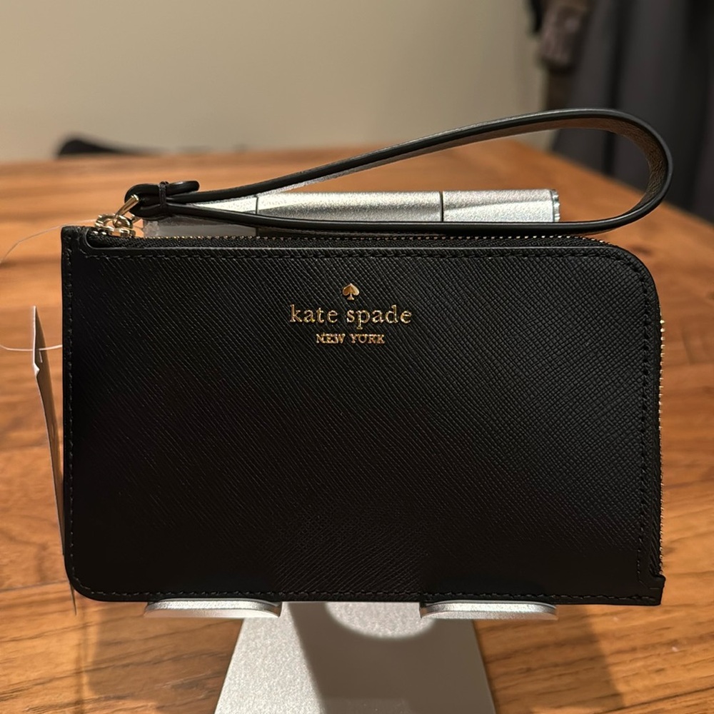 kate spade Black Wristlet